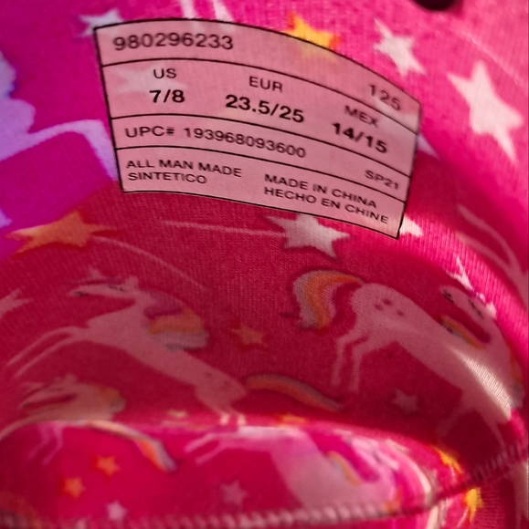 Pink Unicorn light up rain boots - Picture 4 of 4